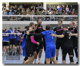 Glatter Sieg von den Volleyballspielern des DSW Darmstadt bei Orplid Darmstadt - mehr Bilder sind in meiner Fotogalerie HEN-FOTO