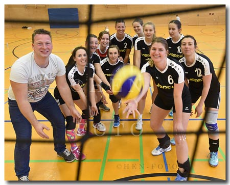 TuS Griesheim schlägt in der kommenden Saison wieder in der Volleyball-Landesliga auf (copyright HEN-FOTO)