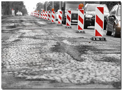 Umfangreiche Bauarbeiten auf der Heidelberger Landstraße