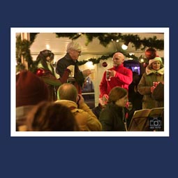 Feierliche Weihnachtsmarkteröffnung mit OB Partsch auf dem Marktplatz in Darmstadt ( © HEN-FOTO )