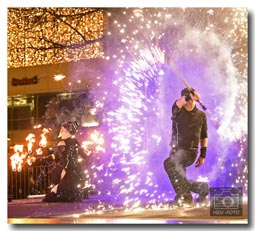 Feuer und Eis Spektakel in der Fussgängerzone Darmstadts - mehr Impressionen in meiner Fotogalerie HEN-FOTO