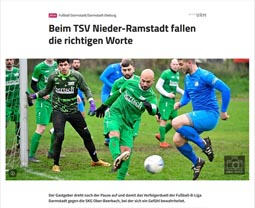 -> Bericht im Darmstadt Echo - Sportteil - Spiel EXTRA - TSV Nieder-Ramstadt - SKG Ober-Beerbach (3:1)