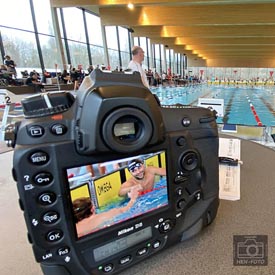 Erfolgreiche Schwimmer zu Gast im Nordbad zum 4. Internationalen Darmstädter Frühjahrsschwimmfest - Europa- und Weltmeister Marco Koch und Olympiasieger und Weltmeister Chad Guy Bertrand Le Clos mit Bahnrekord