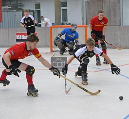 RSC Darmstadt schlägt Rollhockey-Nationalmannschaft U17 ( © HEN-FOTO )