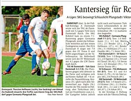 Artikel zum Spiel am Montag (25.09.2023) im Sportteil ( © HEN-FOTO )