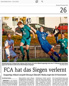 TSV Höchst holt Remis in Alsbach trotz gelb-roter und roter Karte ( © HEN-FOTO )