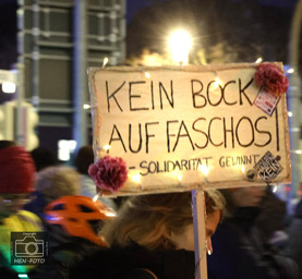 Zur Kundgebung in Darmstadt gegen Rechts und Rassismus und für Demokratie kamen über 17.000 Teilnehmer:innen ( © HEN-FOTO )