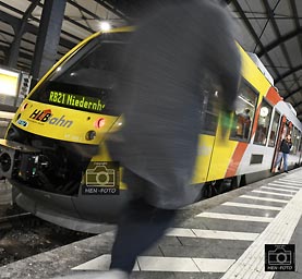 Sechstägiger Streik im Güter- und Personenverkehr bis Montag 29.1.24 18 Uhr durch die GdL Gewerkschaft Deutscher Lokführer ( © HEN-FOTO )