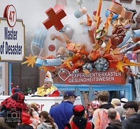 Mainzer Rosenmontagszug mit dem Motto 