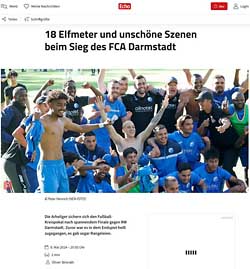 Siehe auch Bericht im Darmstädter Echo zum Spiel am 9.5.24 ( © HEN-FOTO )