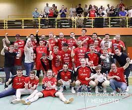 Last second goal - Tor in letzter Sekunde - späte Entscheidung in der Partie zwischen HSG Weiterstadt und TuS Griesheim II ( Fotogalerie © Peter Henrich / HEN-FOTO )