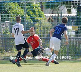 SV Hahn kann bei SV Münster nicht gewinnen und hat am 33. Spieltag den starken TSV Auerbach zu Gast (Fotogalerie Peter Henrich HEN-FOTO)
