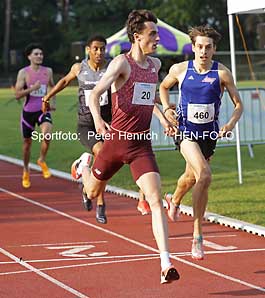 800m-TOP-Lauf von Alexander Stepanov in 1:44:17 min mit der direkten WM Qualifikation für Tokio 2025 und Platz 7 in der Ewigen Bestenliste (Fotogalerie © Peter Henrich / HEN-FOTO)