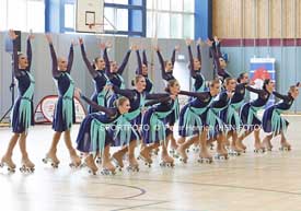 Den Wettbewerb der Formationen in der Meisterklasse entschied das Dream Team aus Niedersachsen für sich und freute sich über die Deutsche Meisterschaft (Sportfoto © Peter Henrich / HEN-FOTO)