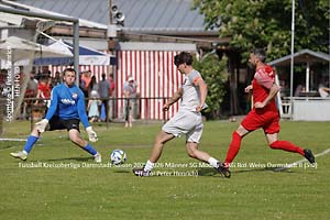 Bei sommerlichen Temperaturen gewinnt SG Modau überlegen gegen die Zweite von SKG Rot-Weiss Darmstadt mit 5:0 (Foto © Peter Henrich)
