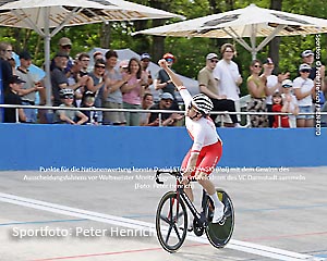 Punkte für die Nationenwertung konnte Daniel STANISZEWSKI (Pol) mit dem Gewinn des Ausscheidungsfahrens vor Weltmeister Moritz Augenstein im Velodrom des VC Darmstadt sammeln (Foto: Peter Henrich) Punkte für die Nationenwertung konnte Daniel STANISZEWSKI (Pol) mit dem Gewinn des Ausscheidungsfahrens vor Weltmeister Moritz Augenstein im Velodrom des VC Darmstadt sammeln (Foto: Peter Henrich)