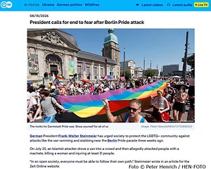 Herzstück des Christopher Street Day 2026 in Darmstadt ist die Demonstration in der Innenstadt tausender Teilnehmer - veranstaltet von Vielbunt e. V. unter dem Motto ZEIG DICH FÜR UNS ALLE (Fotogalerie © Peter Henrich / HEN-FOTO)